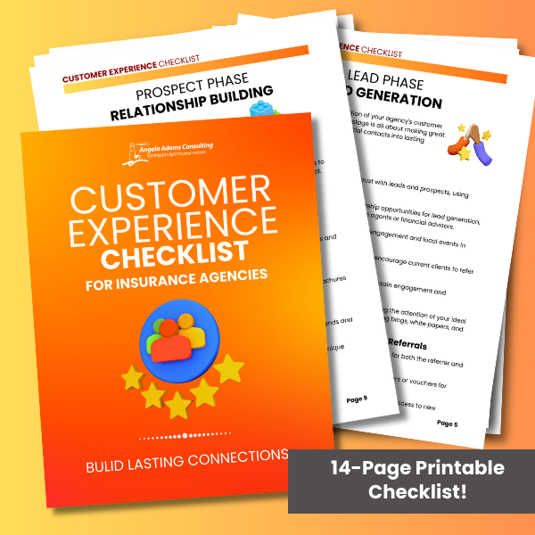Printable Checklist: Improve the Customer Experience for Insurance Agencies